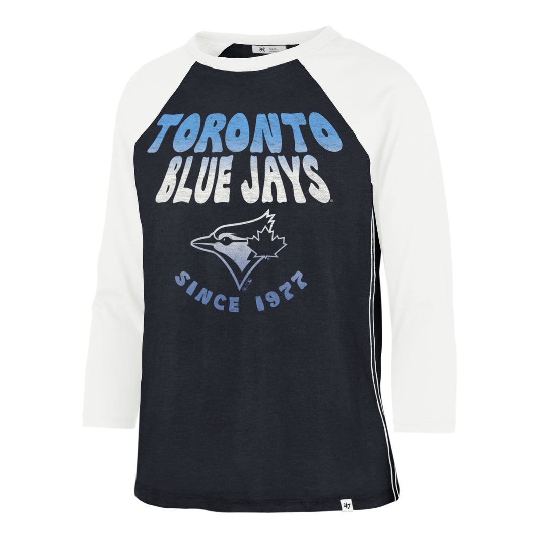 47 Brand Women s MLB Toronto Blue Jays Harmony 3 4 T Shirt