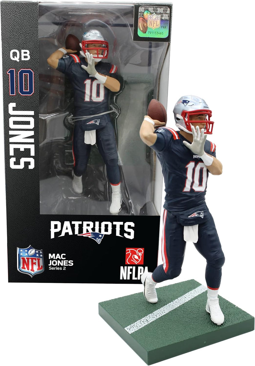 Mac Jones (New England Patriots) Imports Dragon NFL 6 Figure Series 2