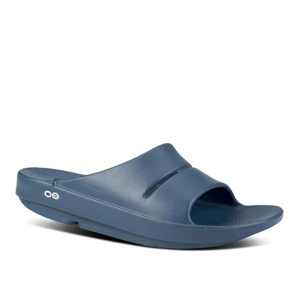 OOFOS OOahh Unisex Slide Moroccan Blue