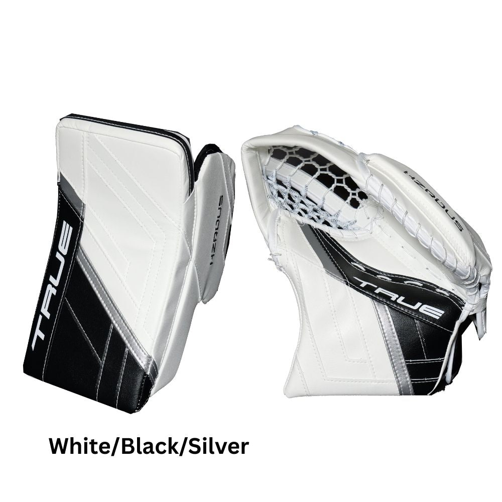 True Senior HZRDUS PX4 Hockey Goalie Blocker + Trapper