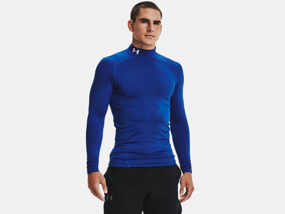 Under Armour Mens Cold Gear Armour Compression Mock Neck, 45% OFF