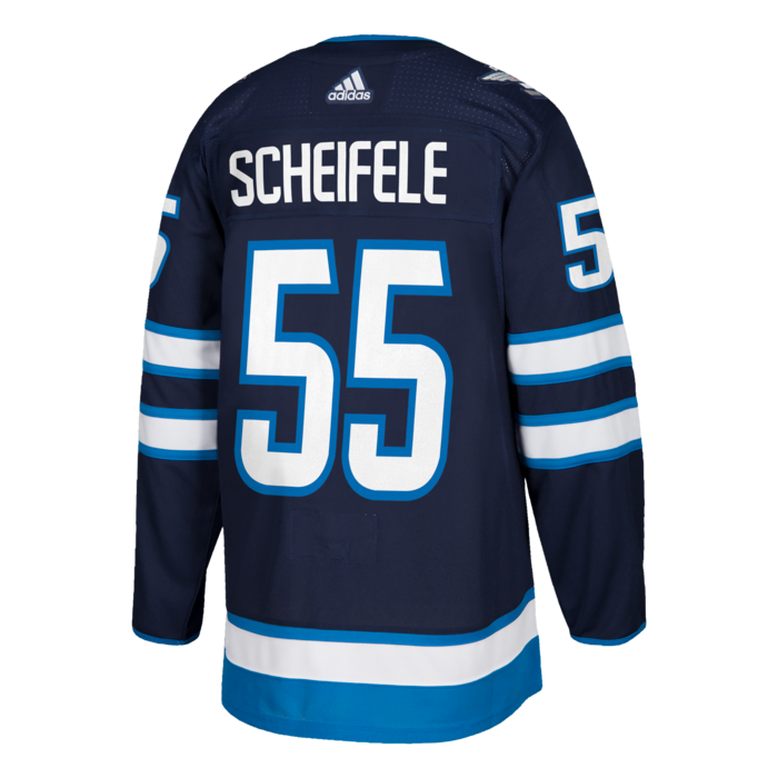 adidas Men s NHL Winnipeg Jets Mark Scheifele Authentic Home Jersey