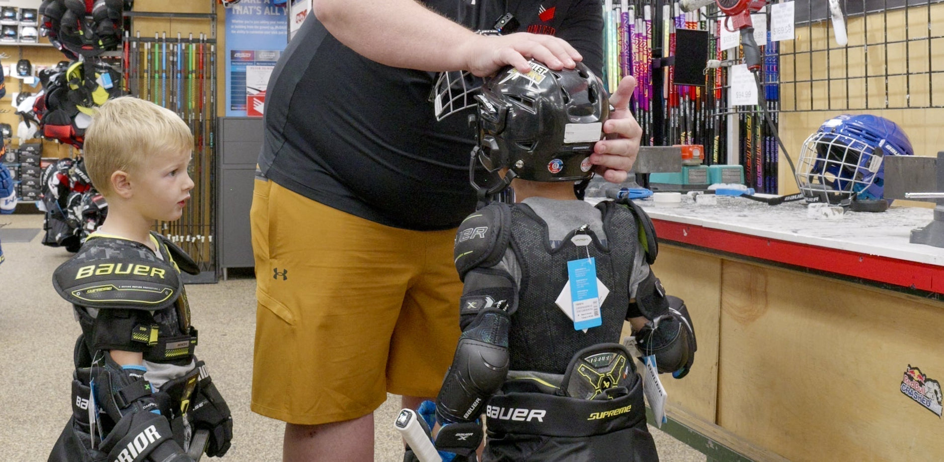 Hockey Starter Kits: Take the guesswork out of getting your kids ready for the season.