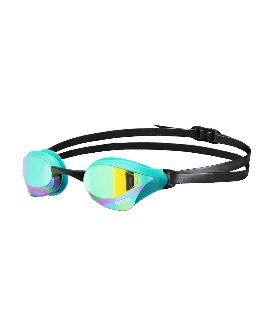 arena Cobra Core Swipe Mirror Swim Goggle Peacock