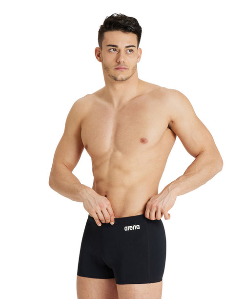 arena Men's Team Solid Swim Short Black/White