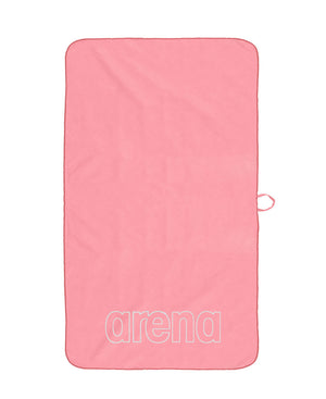 arena Smart Plus Pool Swim Towel Pink/White