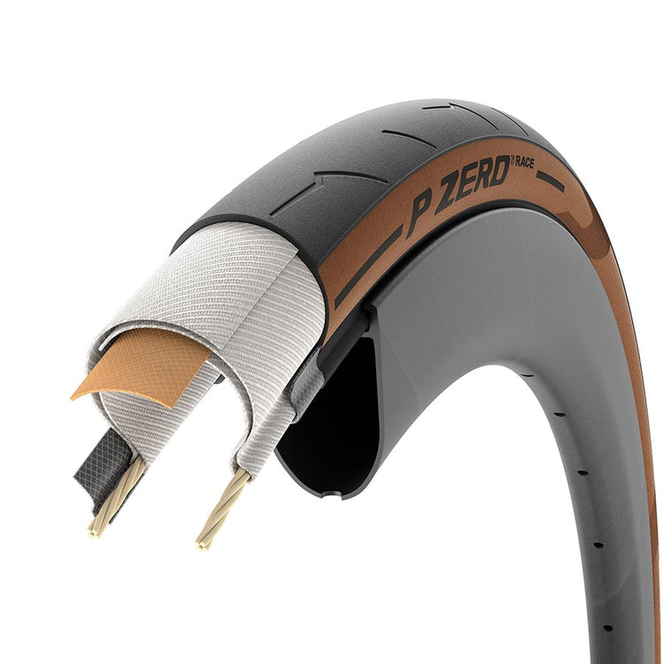 Pirelli, PZero Race, Road Tire, 700x28C, Folding, Clincher, SmartEVO, TechBELT, Black, Made in Italy
