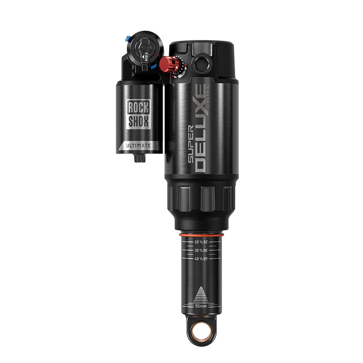 RockShox, Super Deluxe Ultimate D1, Rear shock, 230x65, Shaft Eyelet: Standard, Body Eyelet: Standard, Token Loc 2, Reb55/Comp34, Lockout 45