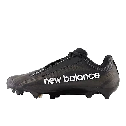 New balance black sales and white football boots