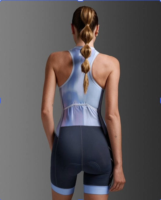 2XU Women's Core Trisuit Hydrangea/India Ink