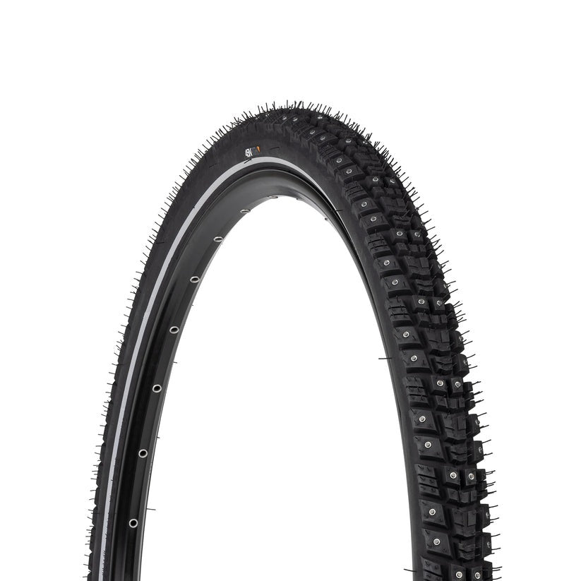 
45NRTH 650b Gravdal Clincher Wire 33tpi Winter Tire 240 Carbide Steel Black 38c 