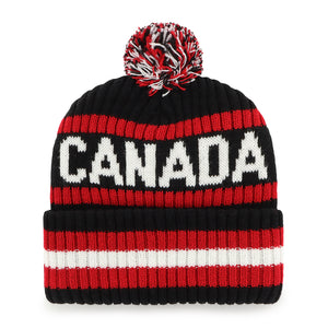 '47 Brand Men's IIHF Team Canada Bering Cuffed Pom Knit