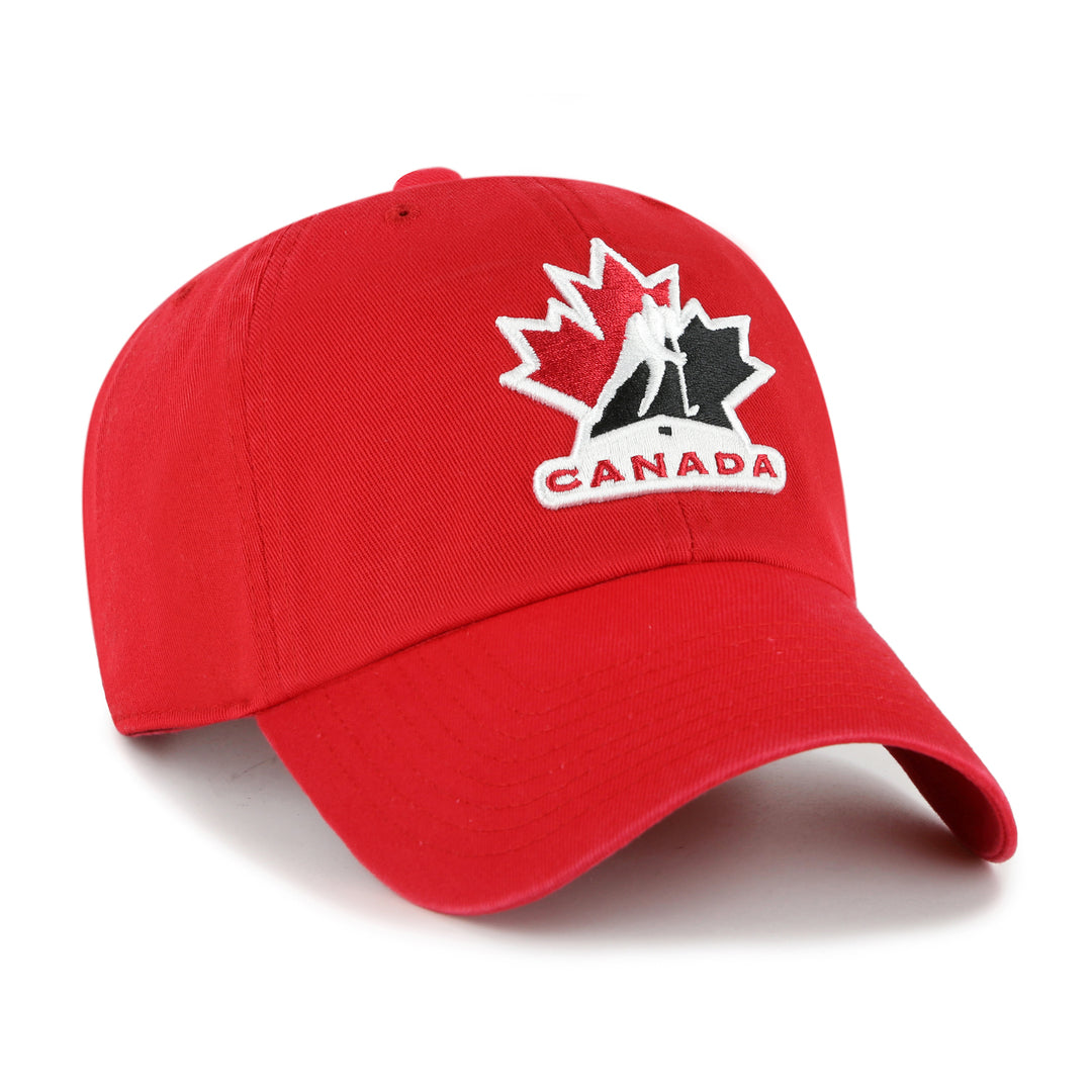 '47 Brand Men's IIHF Team Canada Clean-Up Hat Red