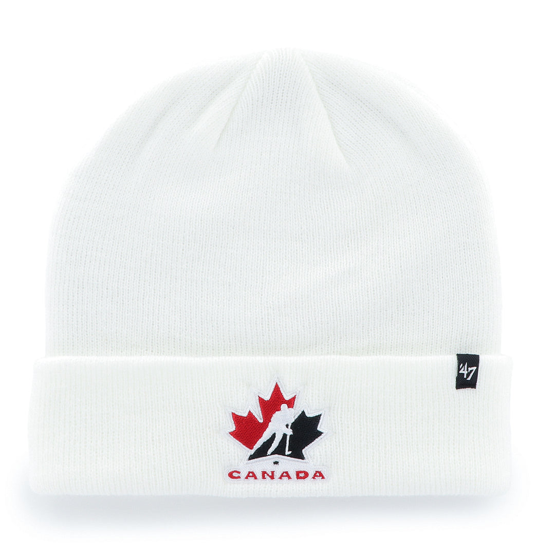 '47 Brand Men's IIHF Team Canada Cuffed Toque White