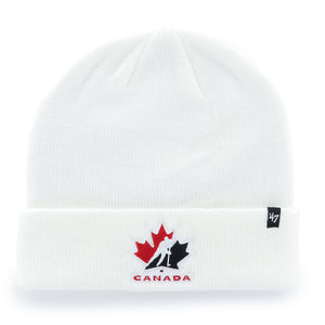 '47 Brand Men's IIHF Team Canada Cuffed Toque White