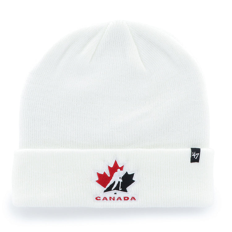'47 Brand Men's IIHF Team Canada Cuffed Toque White