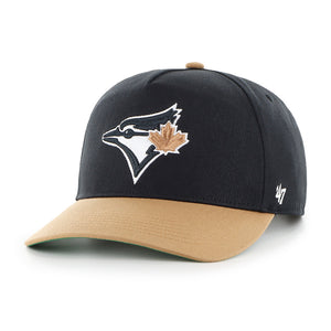 '47 Brand Men's MLB Toronto Blue Jays Black/Camel Hitch Hat
