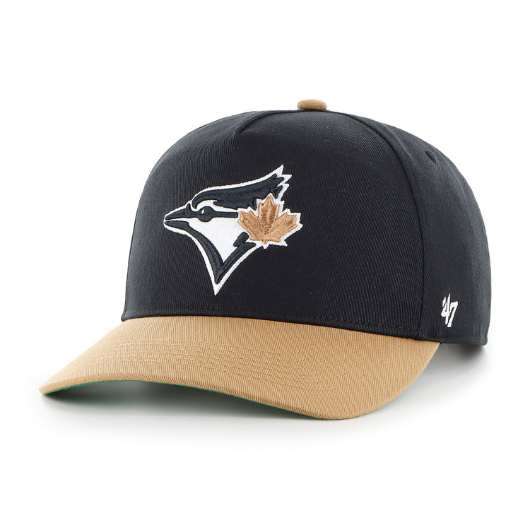 '47 Brand Men's MLB Toronto Blue Jays Black/Camel Hitch Hat

