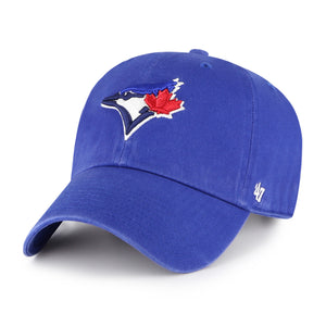 47 Brand Mens MLB Toronto Blue Jays Clean-Up Hat Blue
