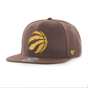 '47 Brand Men's NBA Toronto Raptors Chocolate Sure Shot Captain Cap