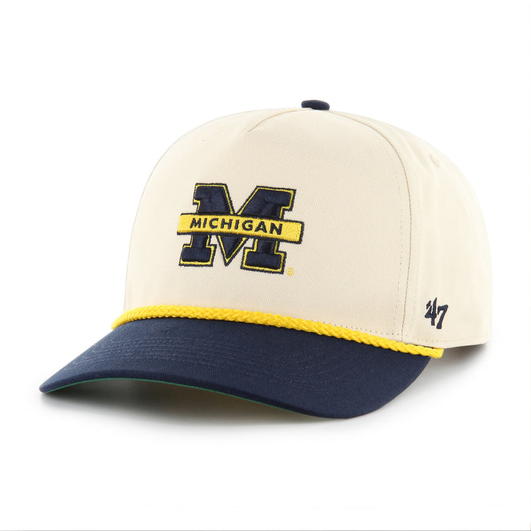 '47 Brand Men's NCAA Michigan Wolverines Natural TT Hitch Cap
