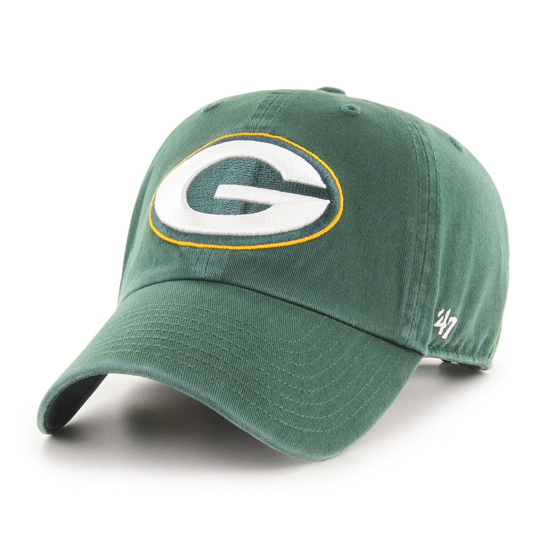 47 Brand Men's NFL Green Bay Packers Clean-Up Cap