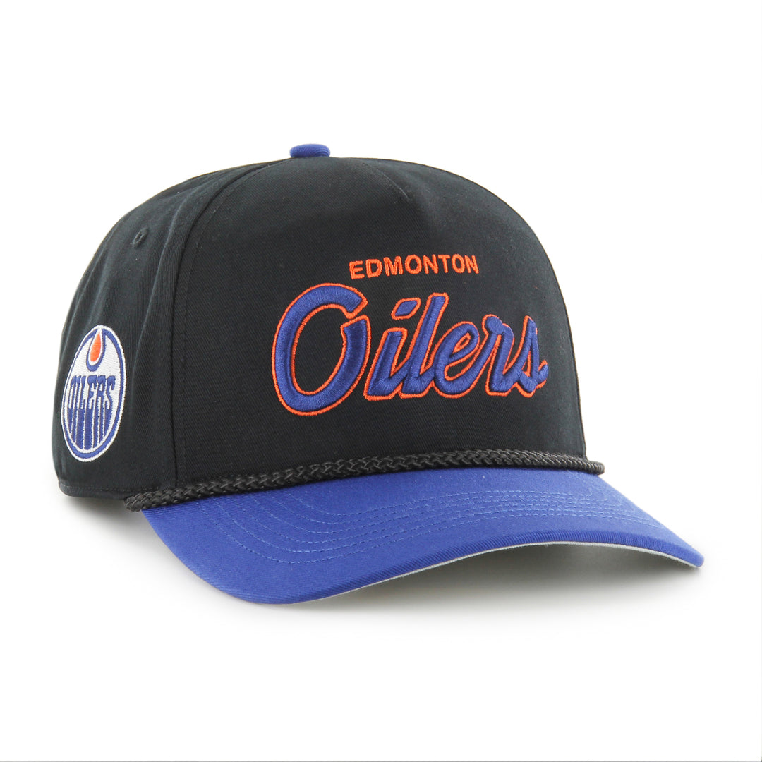 '47 Brand Men's NHL Edmonton Oilers Crosstown Script TT Hitch Hat 