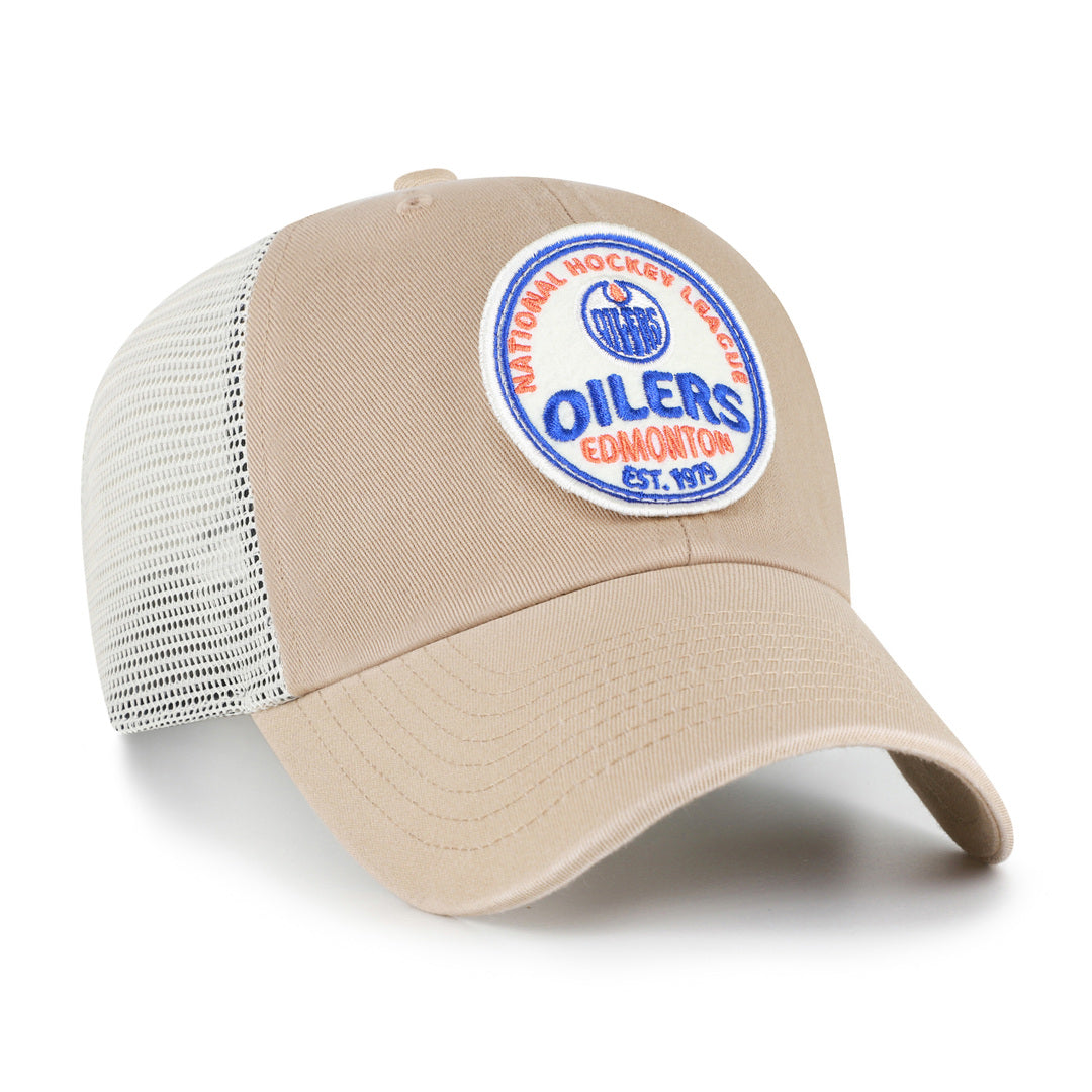'47 Brand Men's NHL Edmonton Oilers Felton Clean-Up Hat