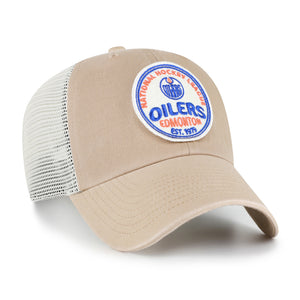 '47 Brand Men's NHL Edmonton Oilers Felton Clean-Up Hat