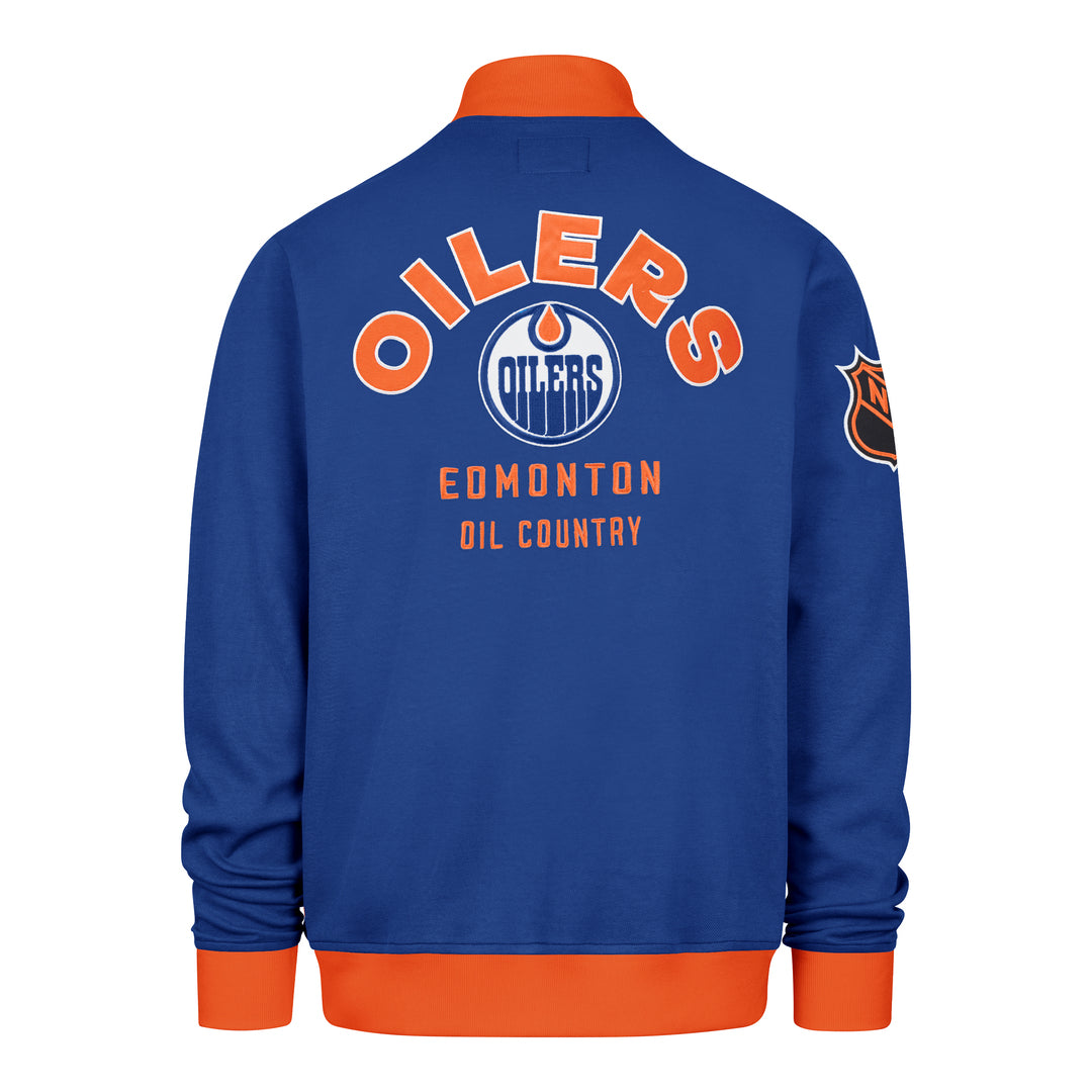 '47 Brand Men's NHL Edmonton Oilers Relief Track Jacket