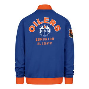 '47 Brand Men's NHL Edmonton Oilers Relief Track Jacket