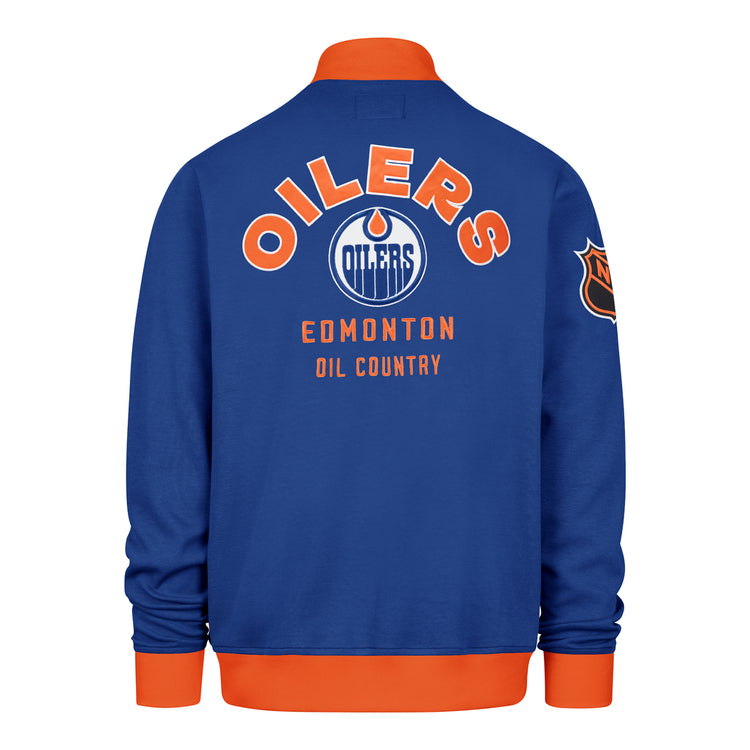 '47 Brand Men's NHL Edmonton Oilers Relief Track Jacket
