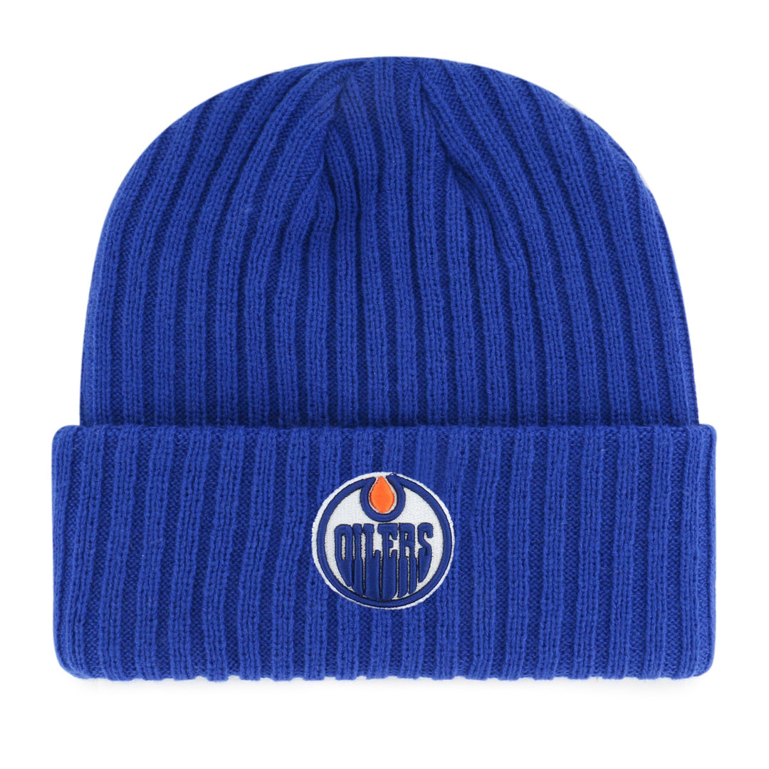 '47 Brand Men's NHL Edmonton Oilers Ribbed Snowdrift Cuffed Knit