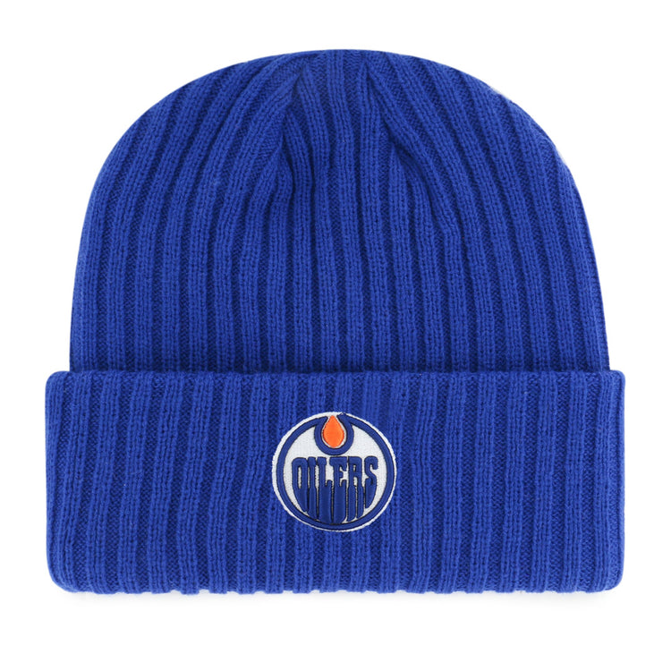'47 Brand Men's NHL Edmonton Oilers Ribbed Snowdrift Cuffed Knit