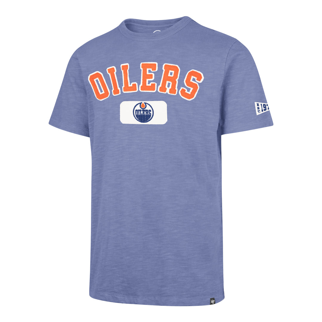 '47 Brand Men's NHL Edmonton Oilers Seymoore WW Heavy Slub T-Shirt