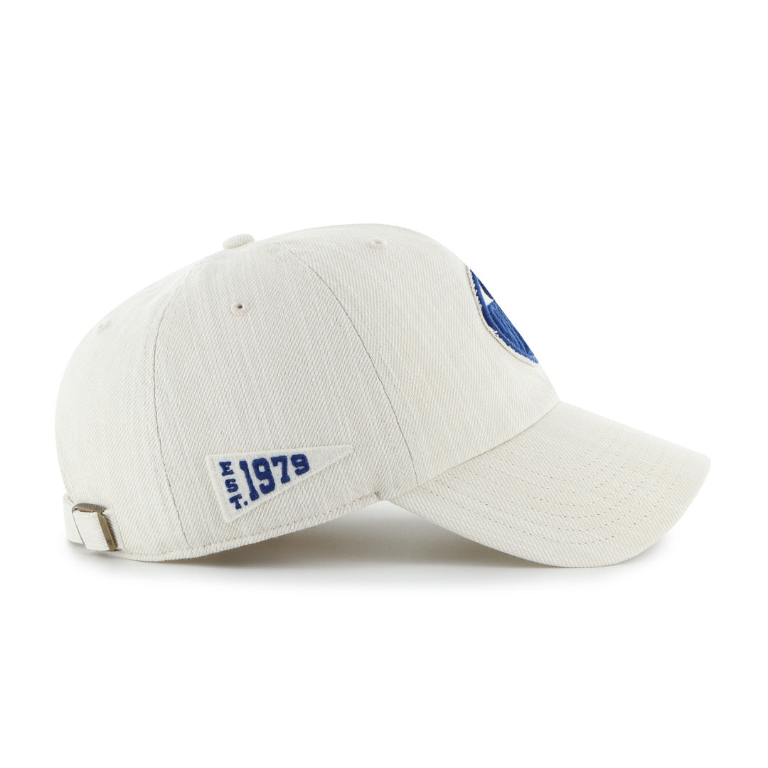 '47 Brand Men's NHL Edmonton Oilers Slub Twill Clean-Up Hat