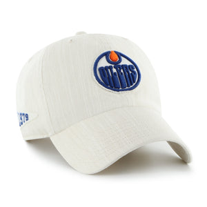 '47 Brand Men's NHL Edmonton Oilers Slub Twill Clean-Up Hat