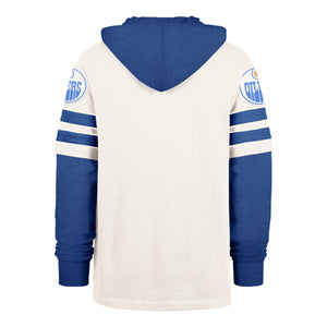 '47 Brand Men's NHL Edmonton Oilers Split Zone II Duo Lacer Hoodie