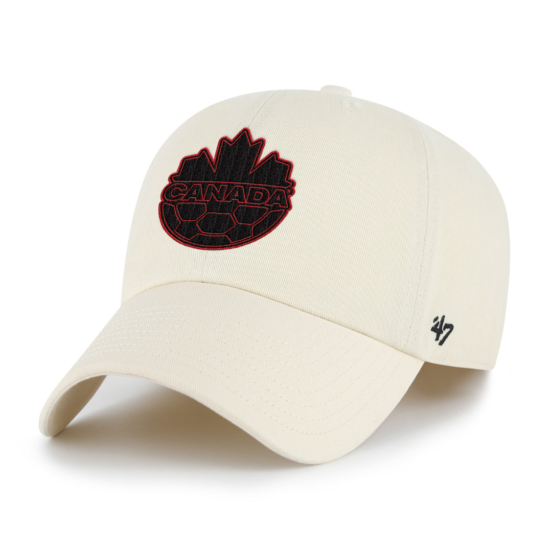 '47 Brand Men's Team Canada Soccer Clean-Up Cap Cream