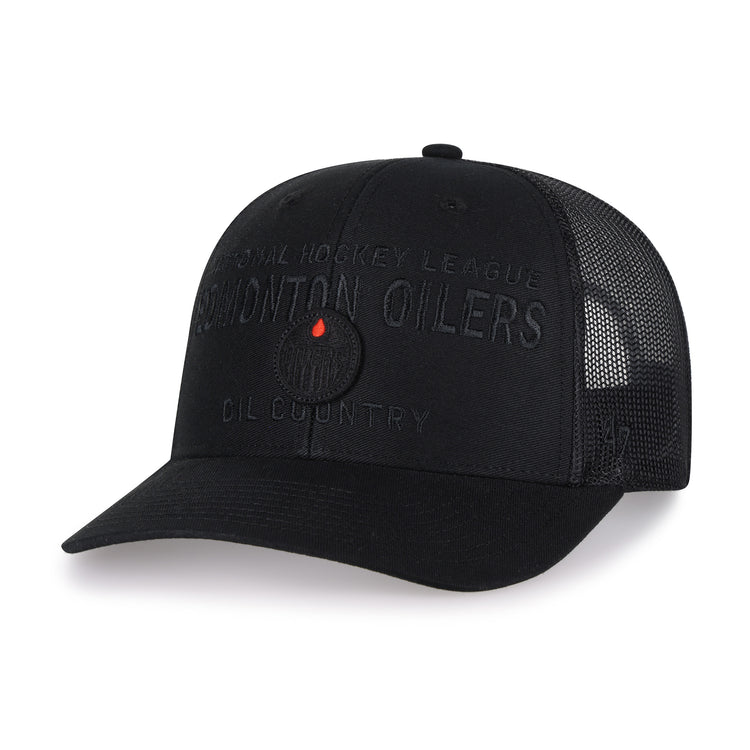 '47 Brand NHL Edmonton Oilers Contemporary TT Trucker Cap Black