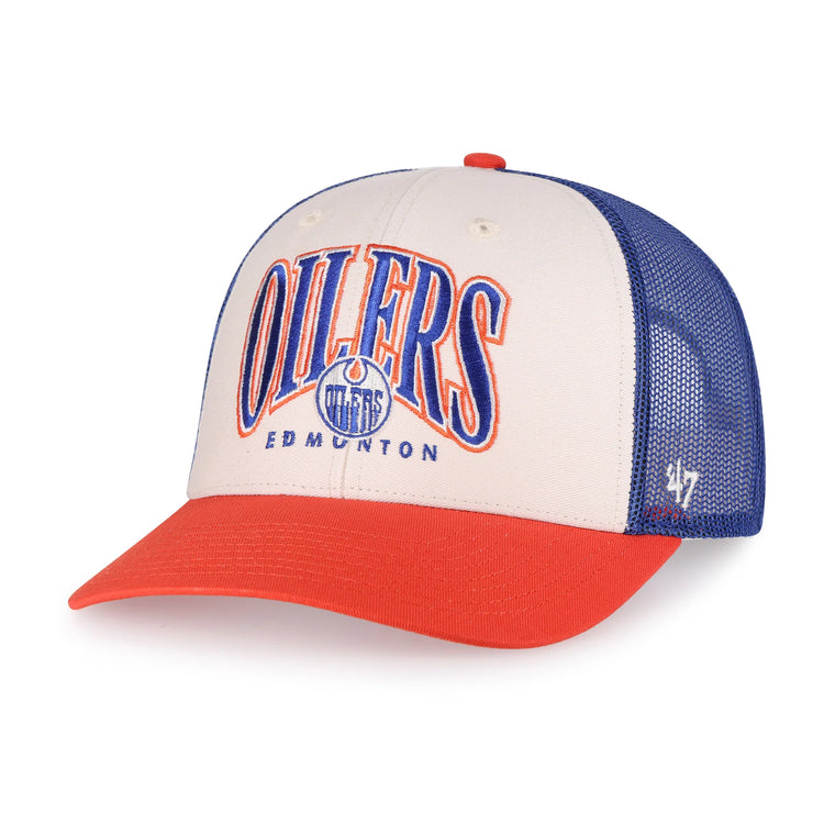 '47 Brand NHL Edmonton Oilers Drawbridge Trucker Cap
