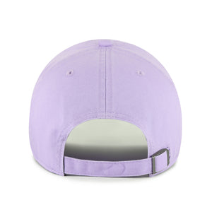 47 Brand NHL Womens Edmonton Oilers Gelato Clean-Up Hat Purple
