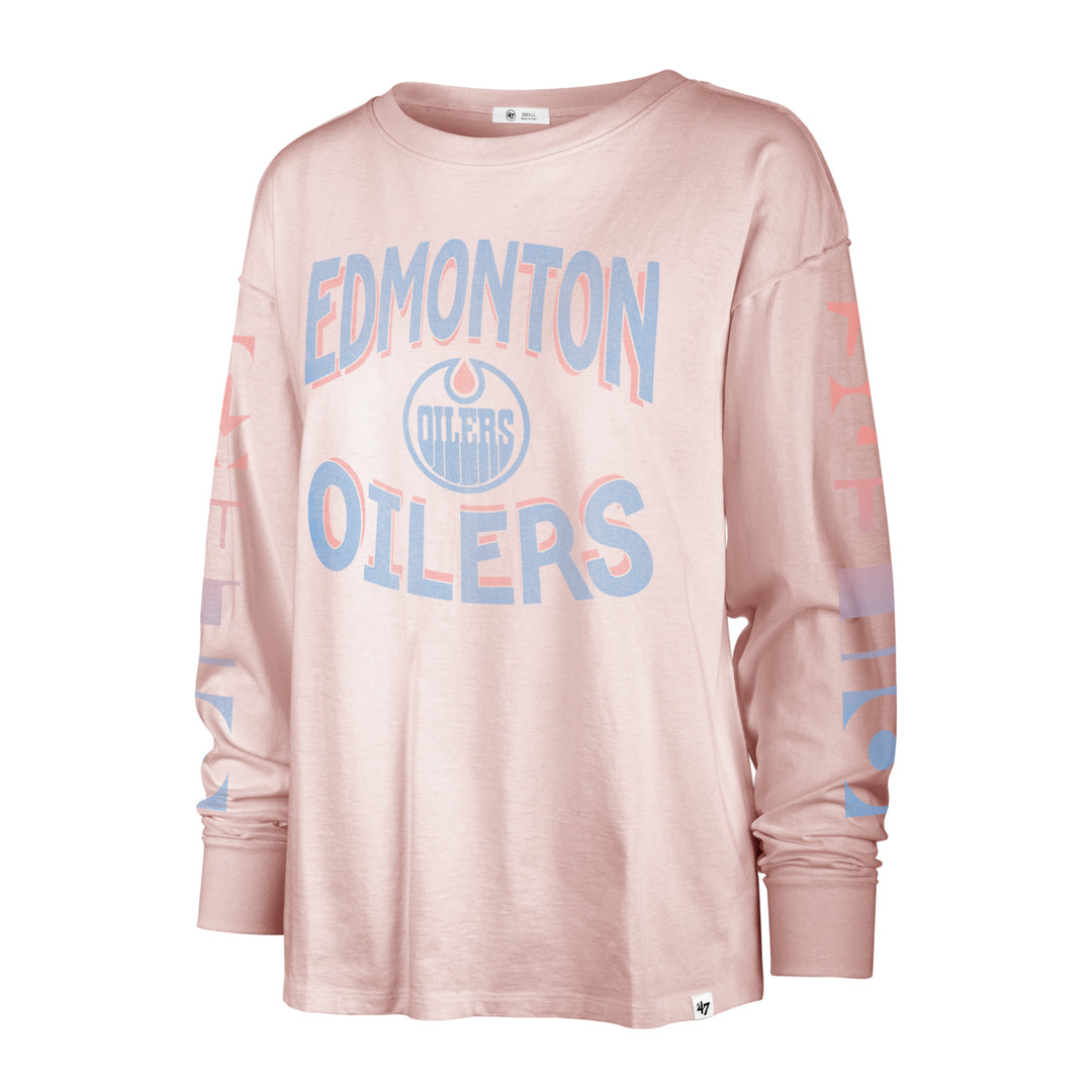 '47 Brand Women's NHL Edmonton Oilers Cloud Nine L/S T-Shirt