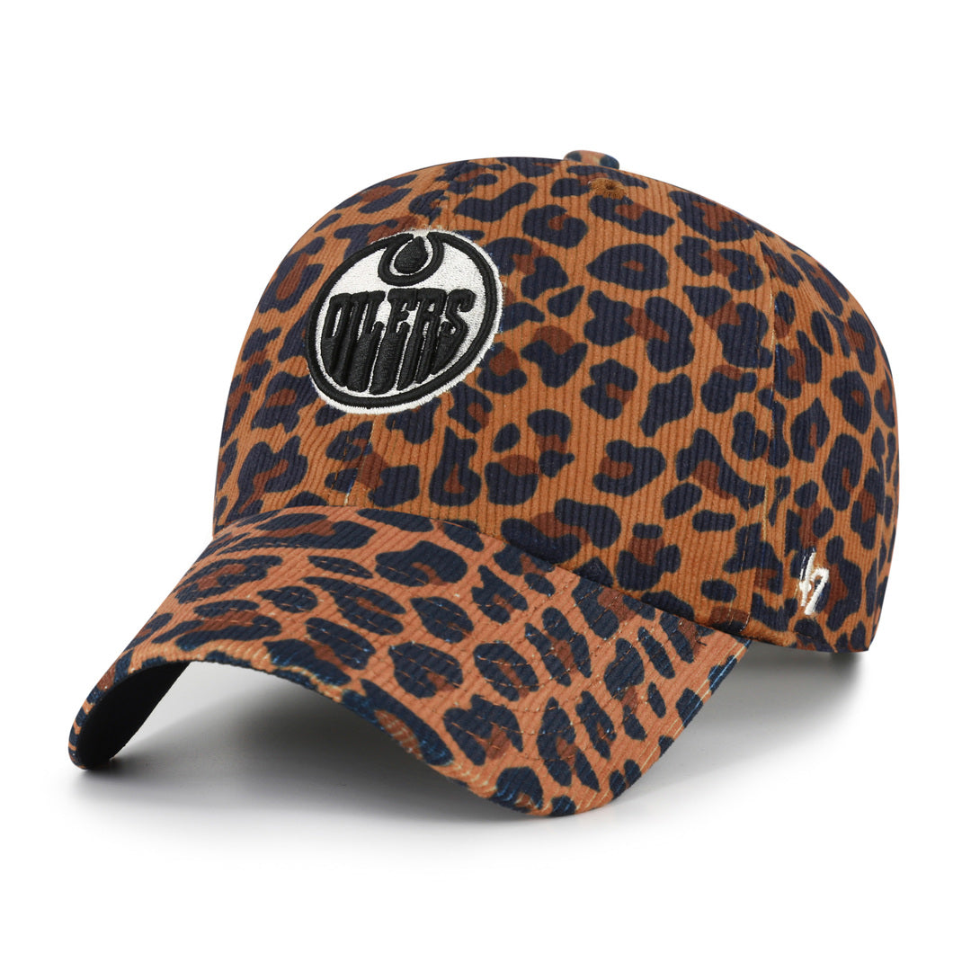 '47 Brand Women's NHL Edmonton Oilers Leopard Corduroy Hat