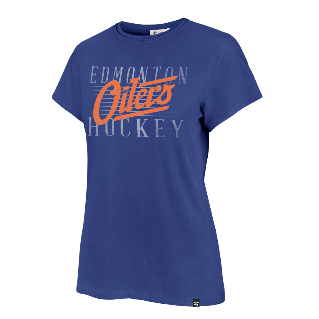 '47 Brand Women's NHL Edmonton Oilers Maze Frankie Alternate T-Shirt
