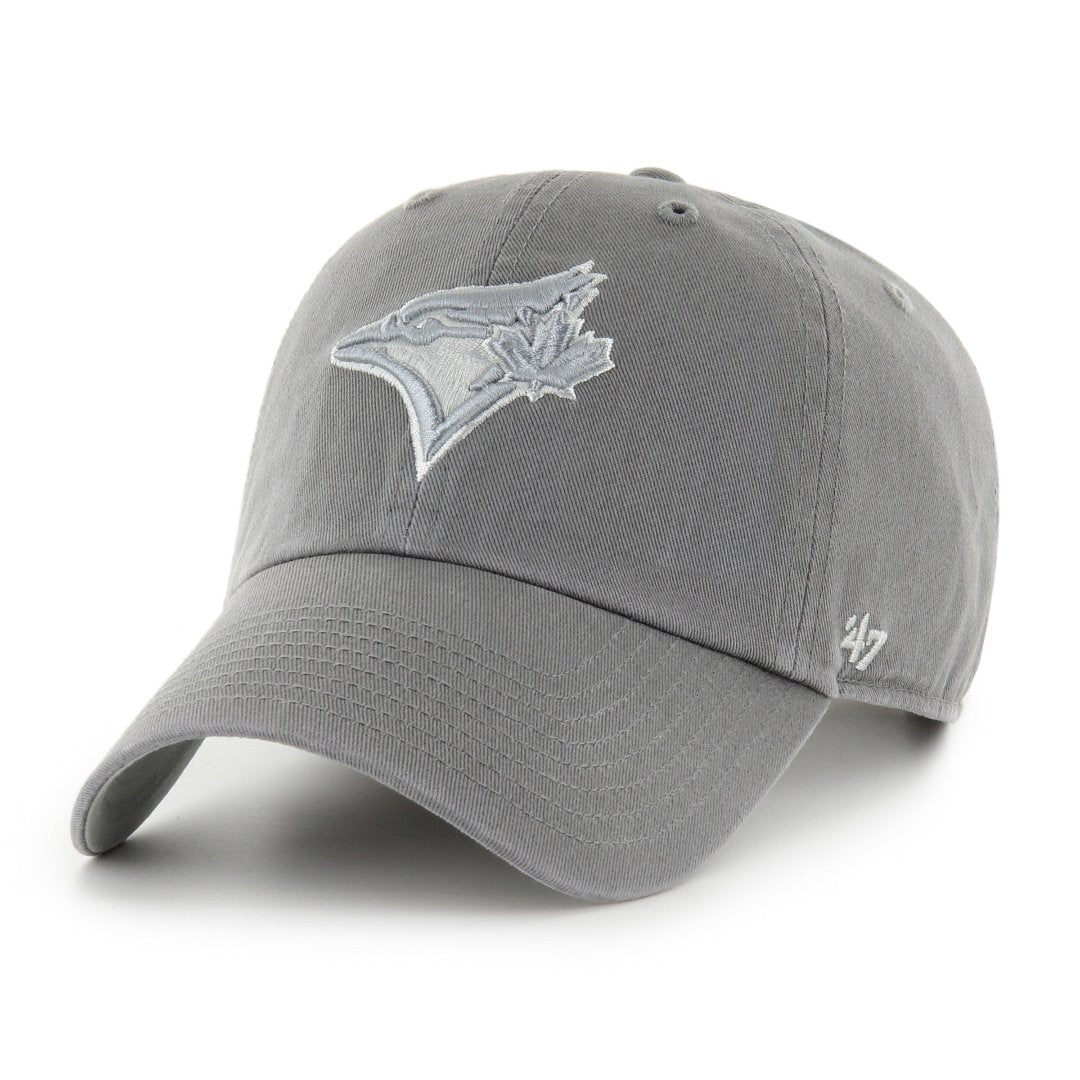 '47 Brand Men's MLB Toronto Blue Jays Cement Clean-Up Hat Grey