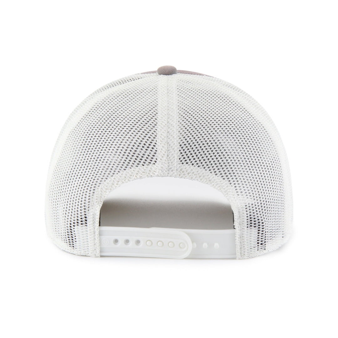 '47 Brand Men's MLB Toronto Blue Jays Tide Sweep Rope Trucker Hat grey white