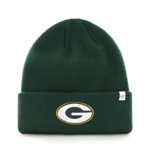 '47 Brand Men's NFL Green Bay Packers Raised Cuffed Knit Toque