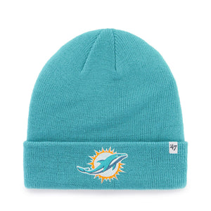 '47 Brand Men's NFL Miami Dolphins Raised Cuffed Knit Toque
