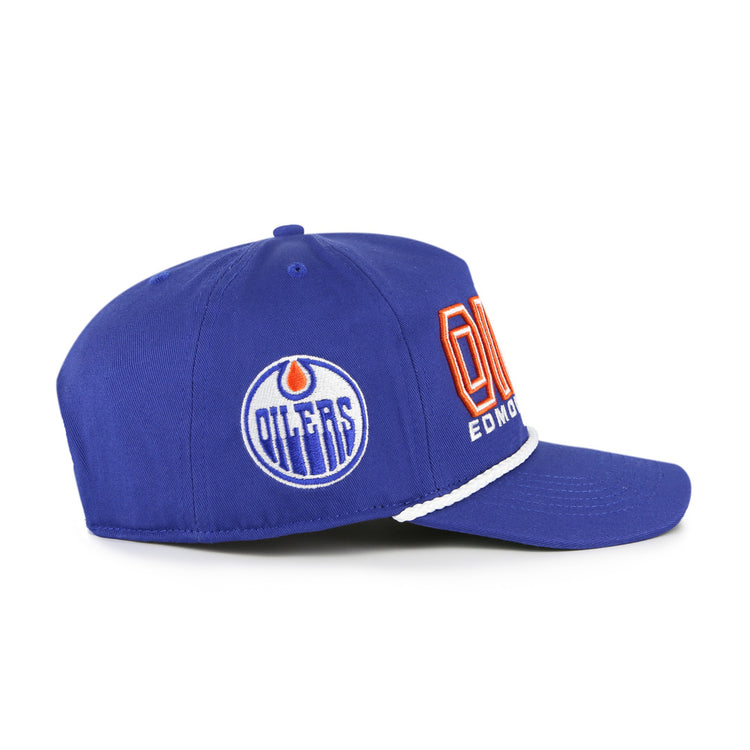 '47 Brand Men's NHL Edmonton Oilers Byline Hitch Hat Blue
